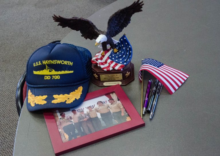 From an event honoring local champion of veterans Gus Scutari in 2016
