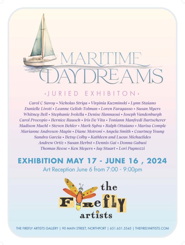 Maritime Daydreams poster. Info in text